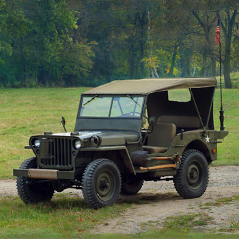 Old Fighting Jeep